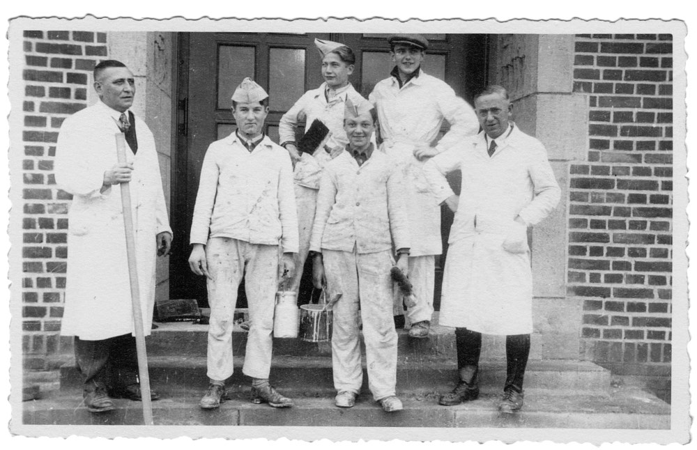 Teamfoto des Malerbetriebs Lorbach