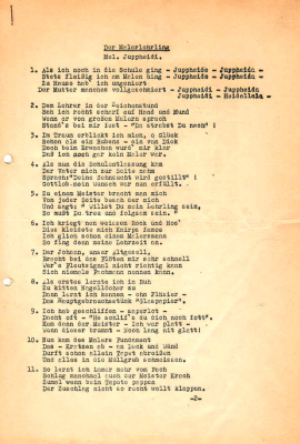 ...die bestimmt keine Herrenjahre waren.